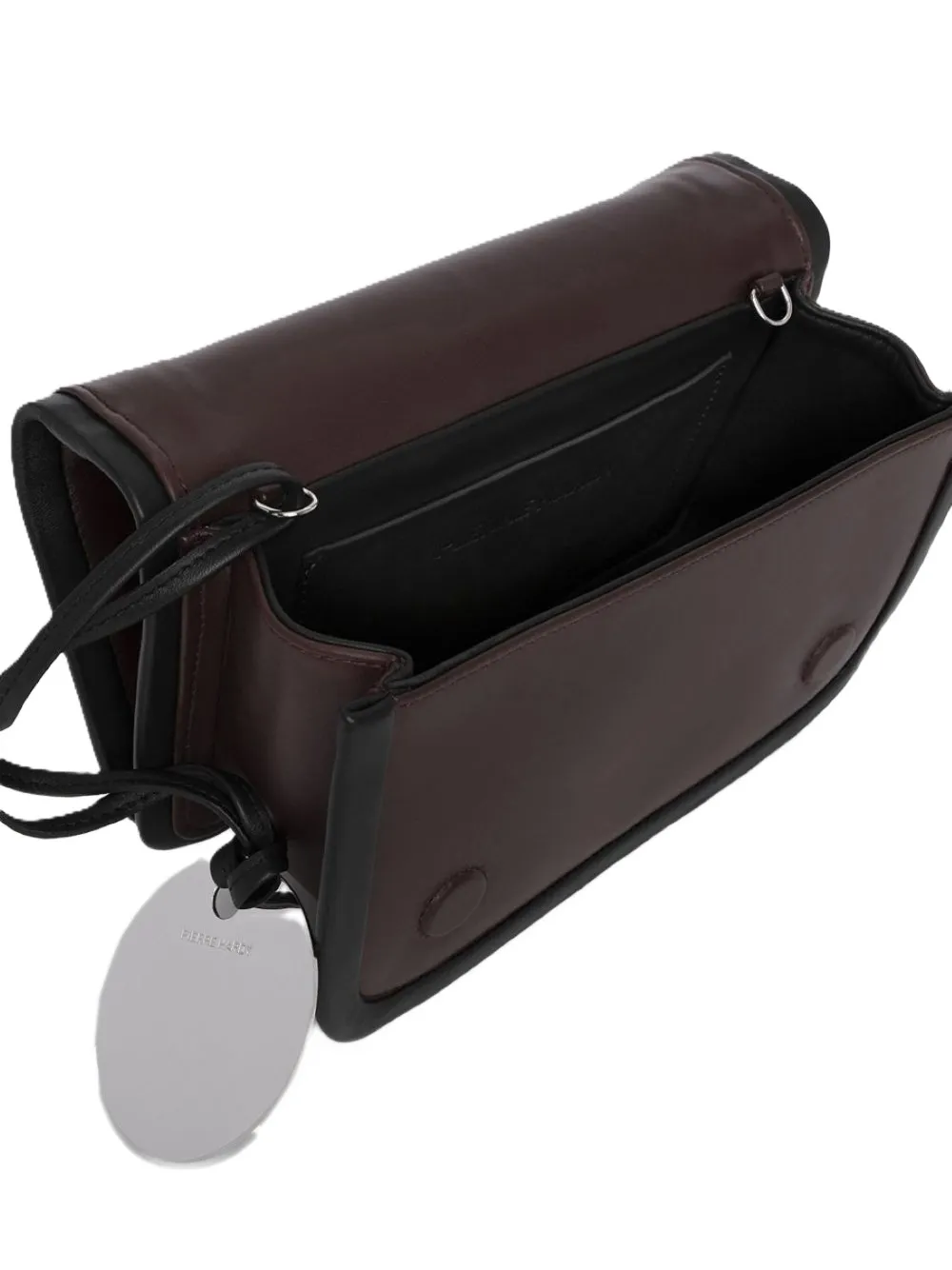 Pierre Hardy Panelled-design Leather Crossbody Bag In Black