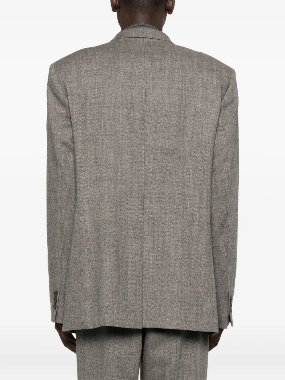 Our Legacy Single-breasted Wool Blazer In Gray