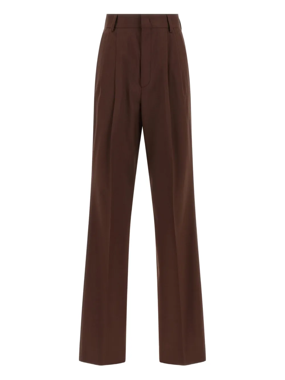 ARMARIUM pleated-front wool trousers | Brown | Image 1