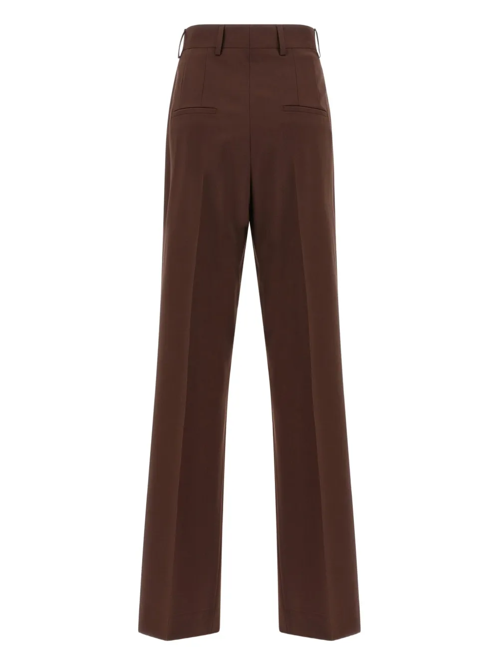 ARMARIUM pleated-front wool trousers - Bruin