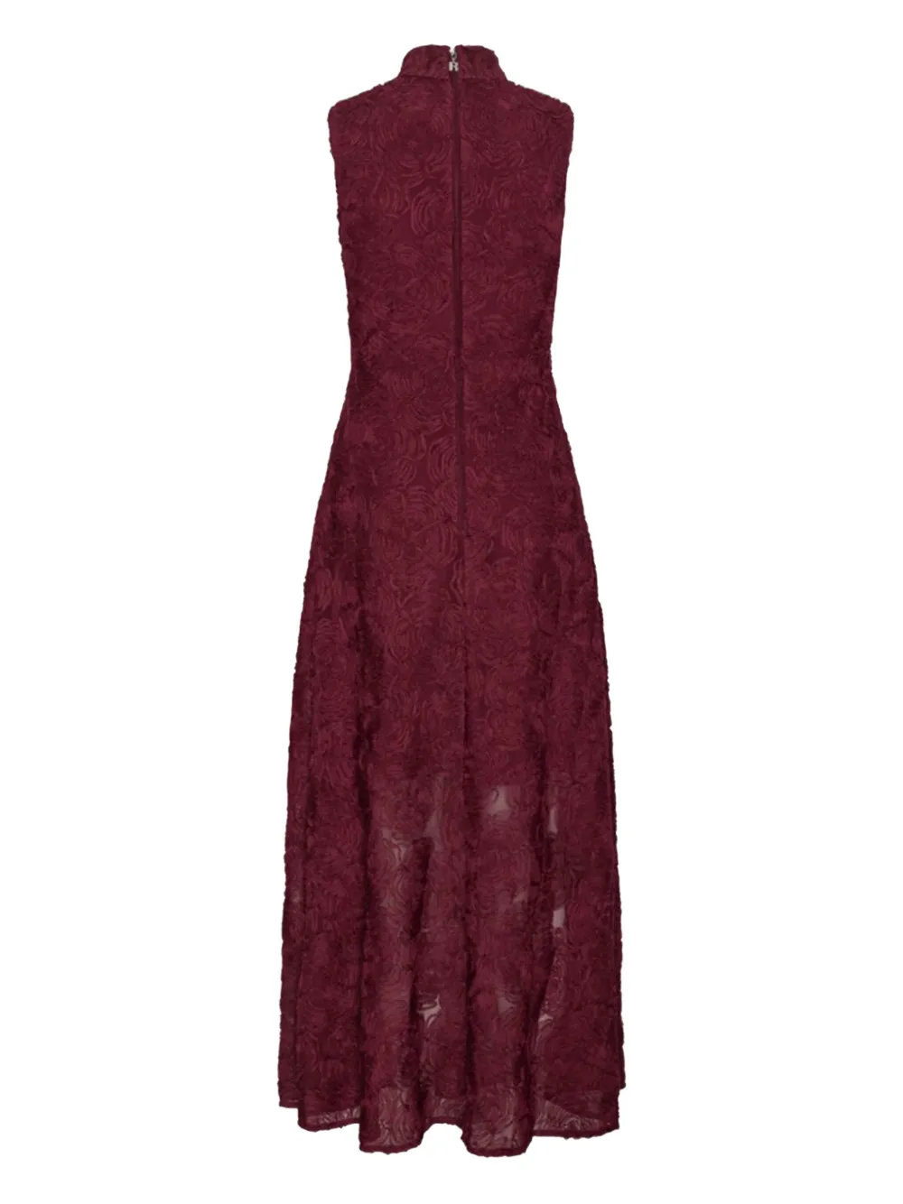 ROTATE BIRGER CHRISTENSEN Midi-jurk met kant - Rood