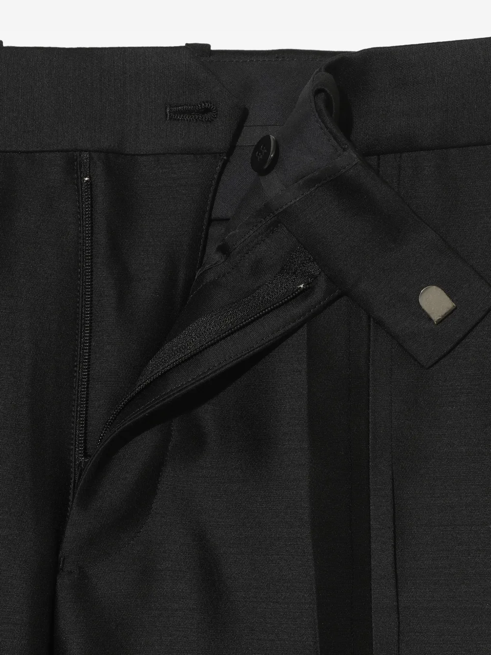 Undercover panelled wool pants - Zwart