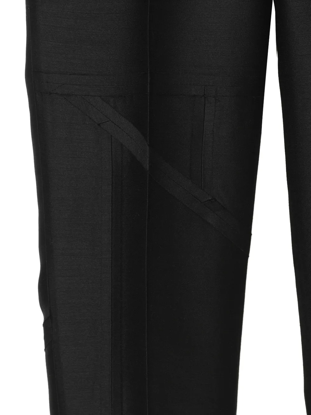 Undercover Wollen broek met vlakken Zwart