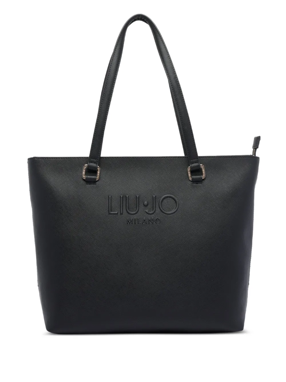 LIU JO tote con logo en relieve | negro | Image 1
