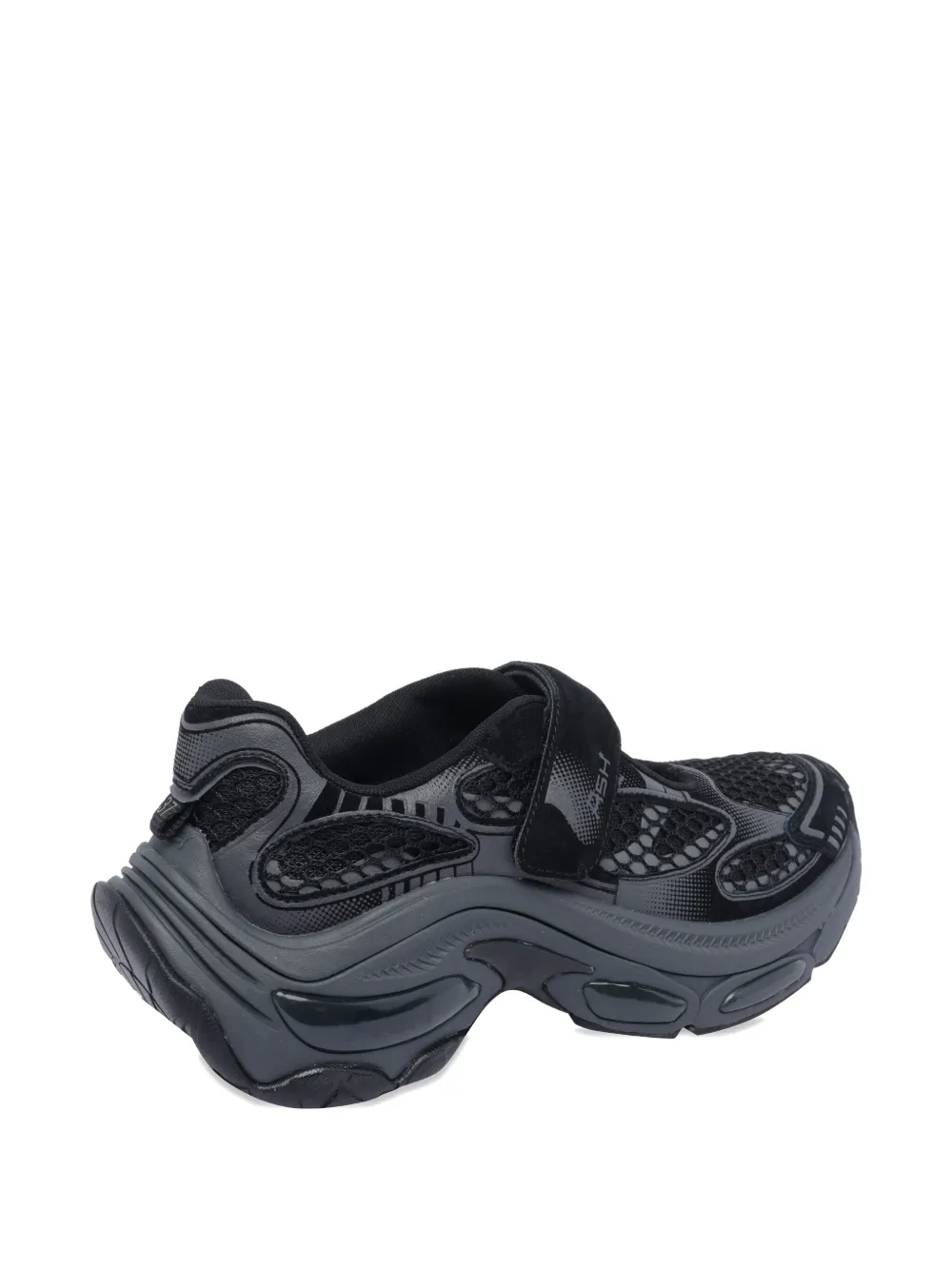 Ash panelled sneakers Black