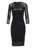 PINKO crew-neck midi dress - Black