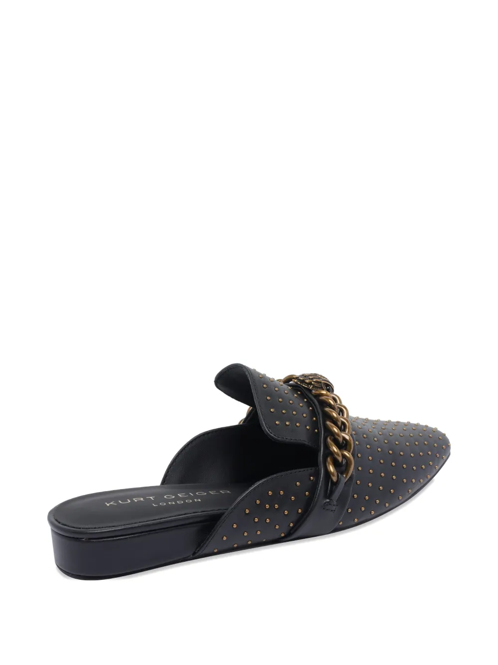 Kurt Geiger London Leren muiltjes Zwart