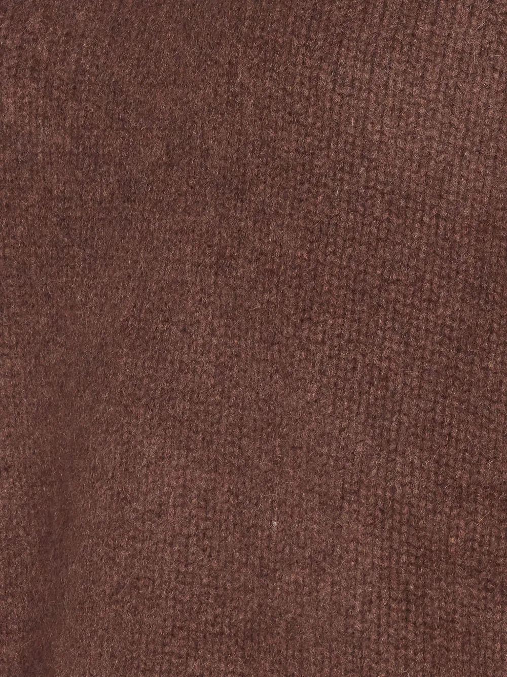 Not Shy Kasjmier trui met ronde hals Bruin