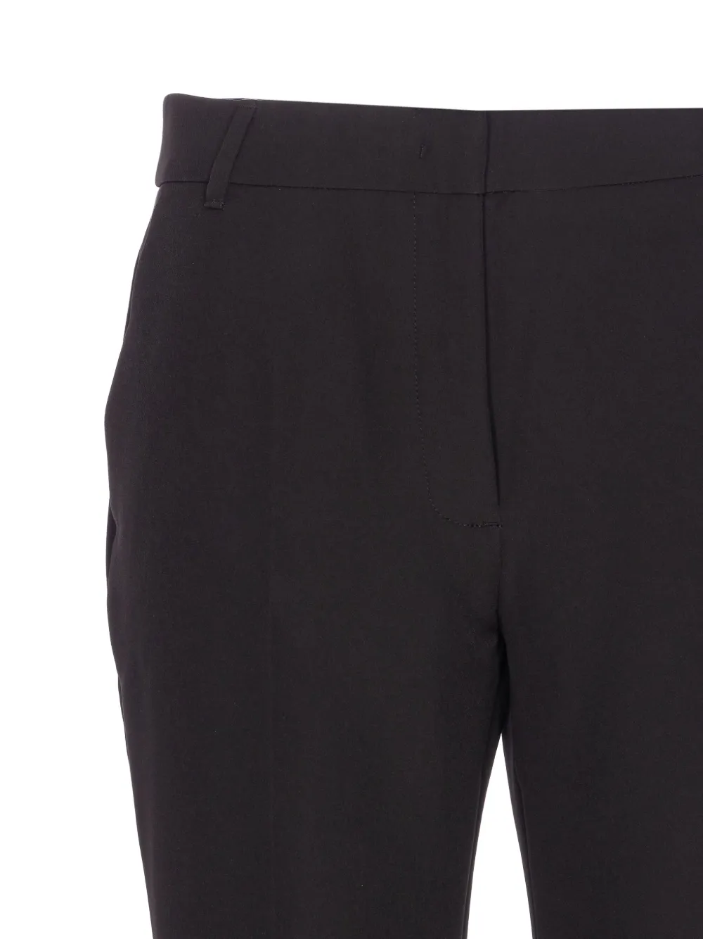 Liu •jo Pressed-crease Trousers In Black