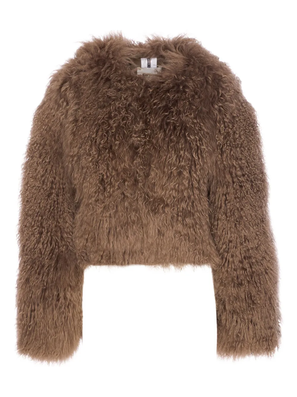 Sword long-sleeve fur jacket | Brown | Image 1