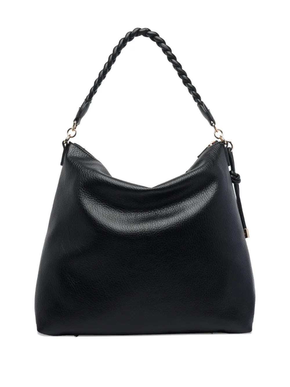 Liu •jo Braided-handle Shoulder Bag In Black