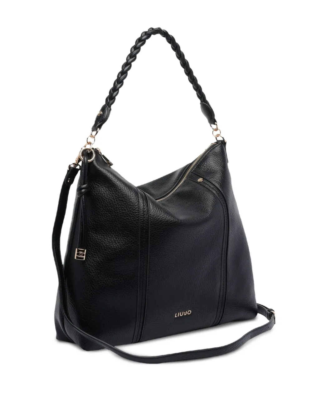 LIU JO Schoudertas met gevlochten handgreep Zwart