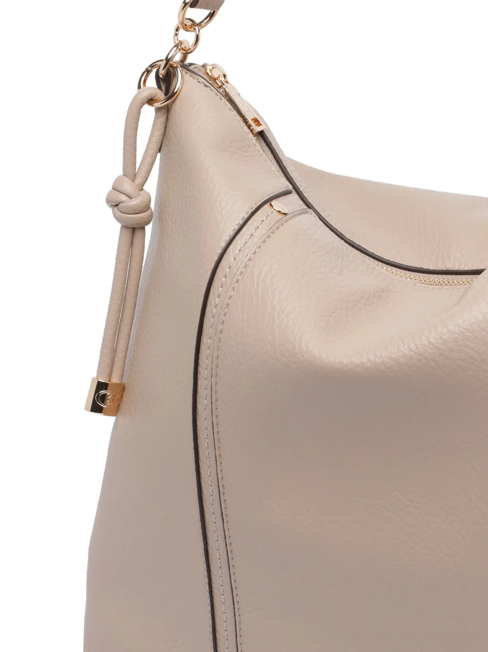 Liu •jo Logo-lettering Shoulder Bag In Neutral