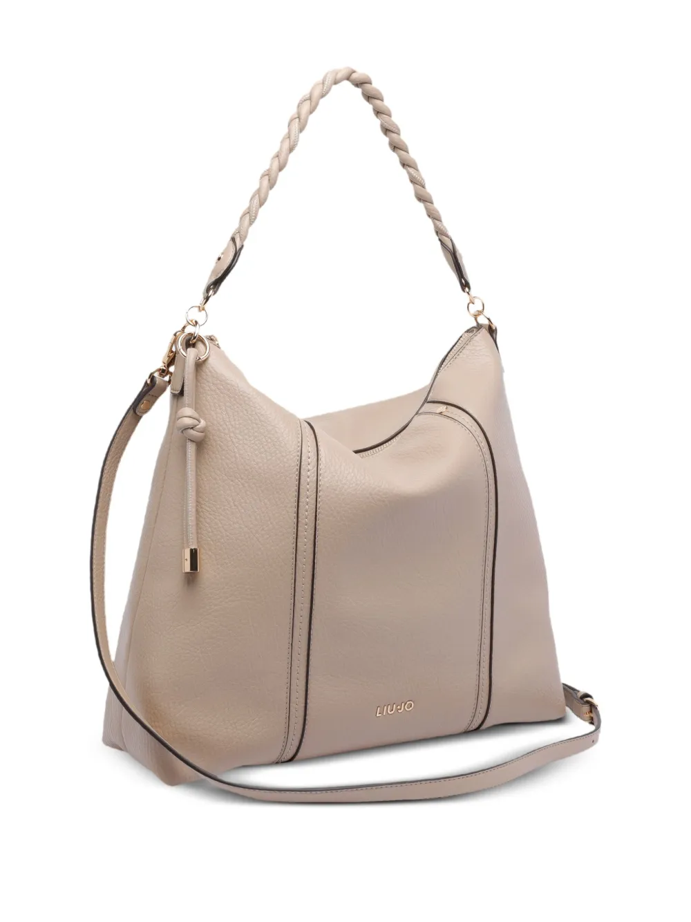  Liu Jo Logo-lettering Shoulder Bag - Neutrals 