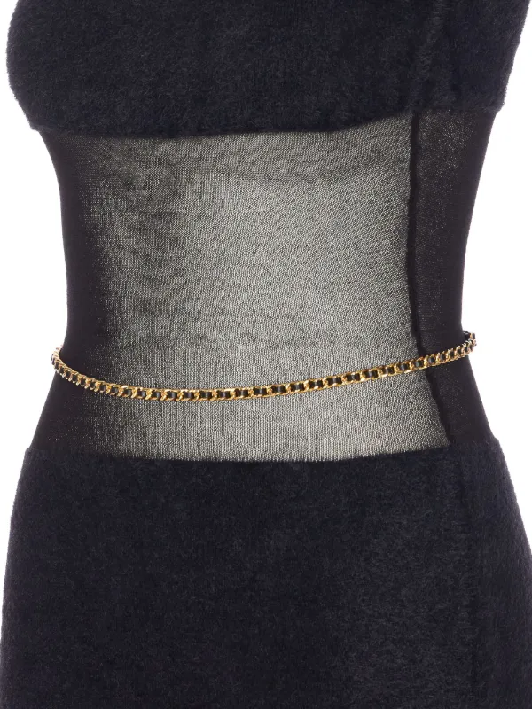 ELISABETTA FRANCHI ノースリーブミニワンピース Elisabetta Franchi ノースリーブ ドレス | ブラック | FARFETCH JP