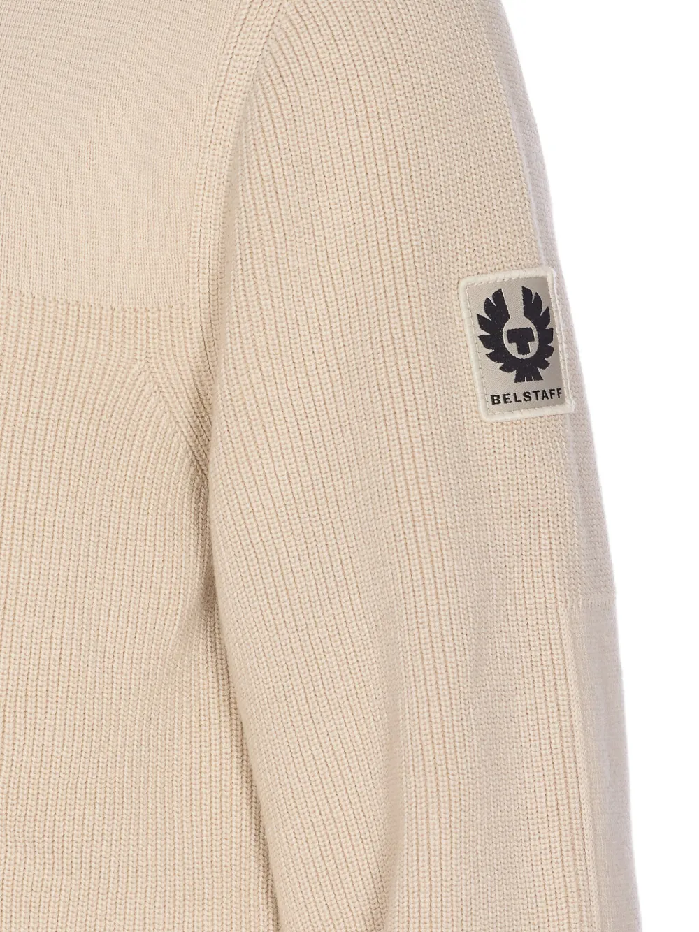 Belstaff Trui met logopatch Beige