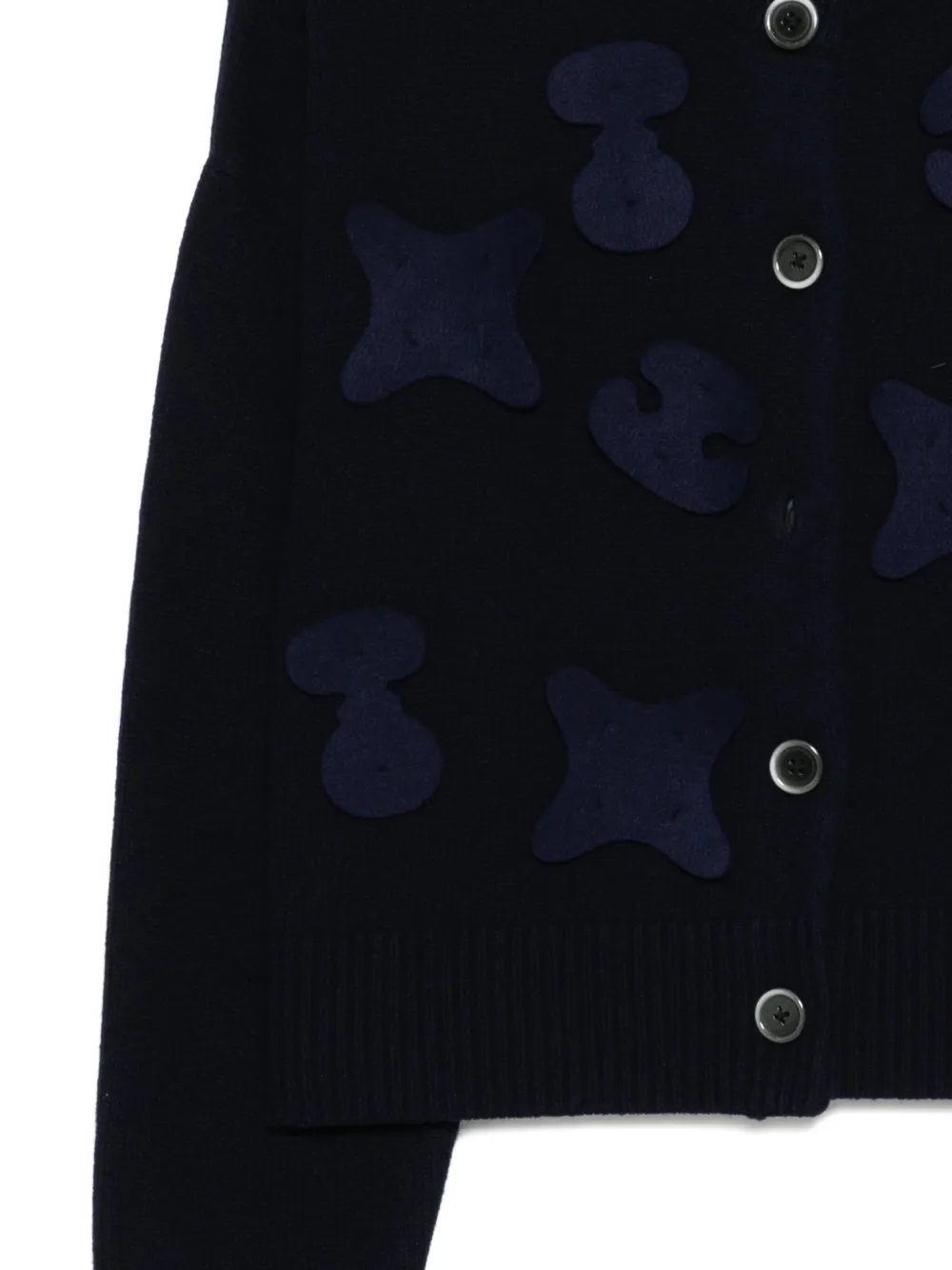 Enföld Wool Cardigan In Black