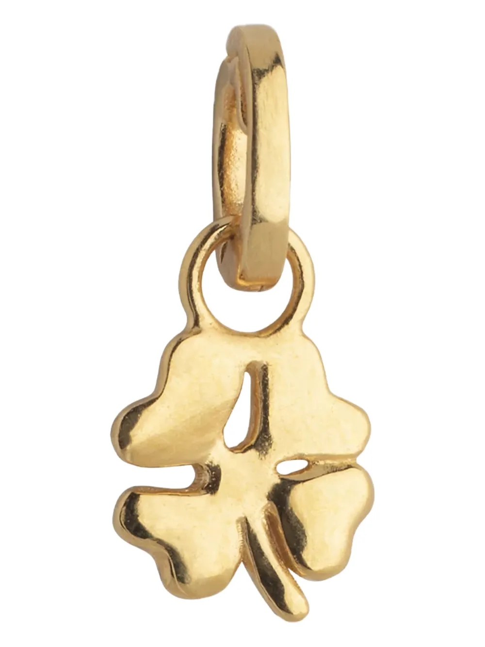 Enamel Copenhagen Clover-motif Charm In Gold