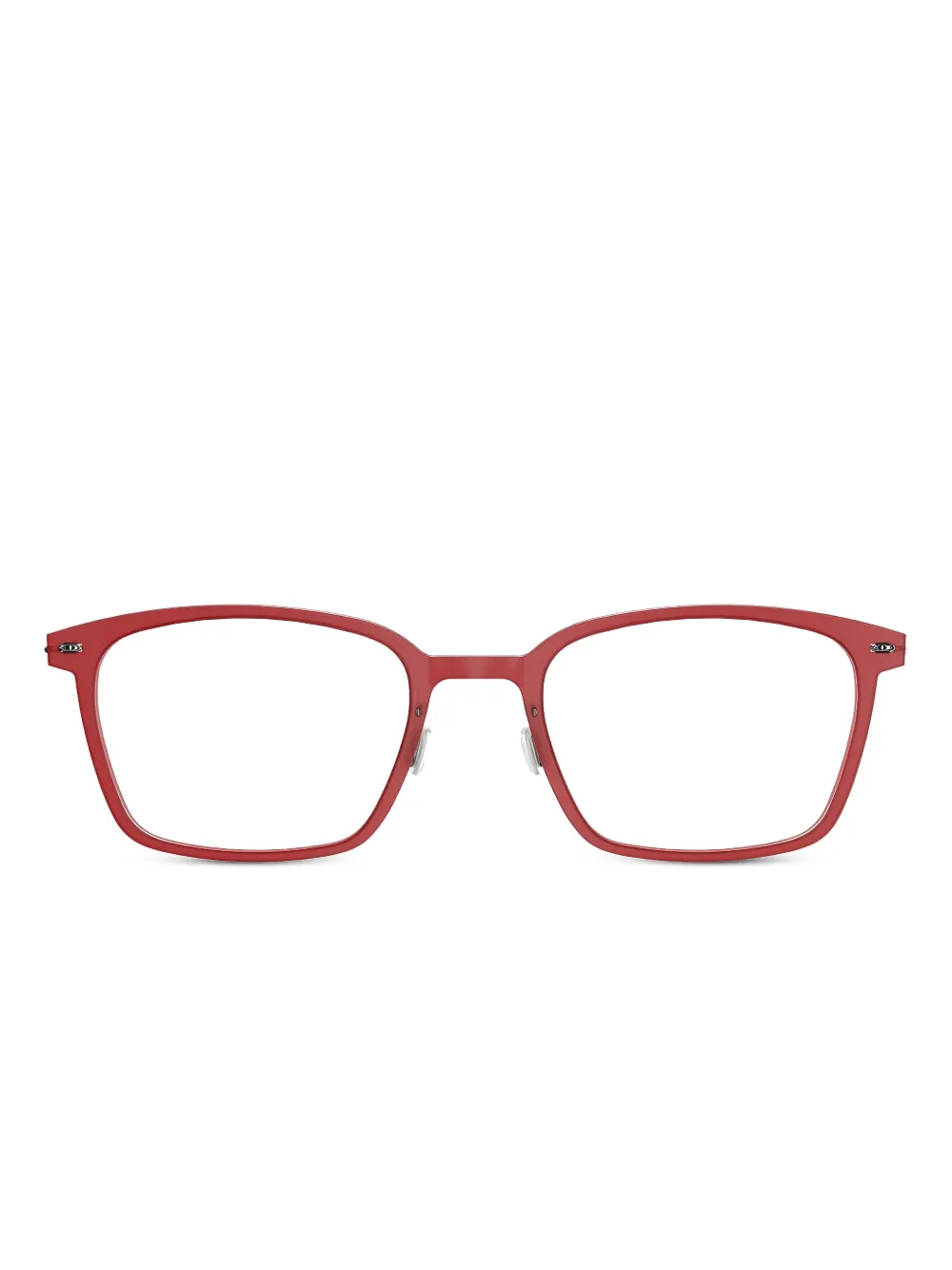 Lindberg lunettes de vue 6536 à monture carrée | rouge | Image 1