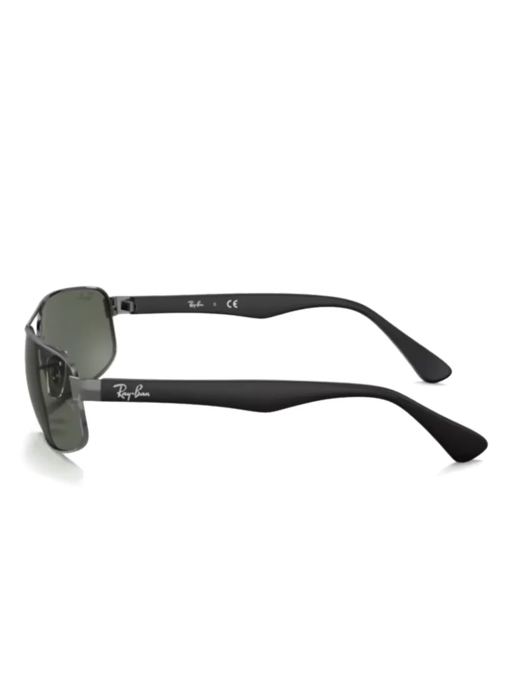 Ray-Ban Zonnebril met rechthoekig montuur Zwart