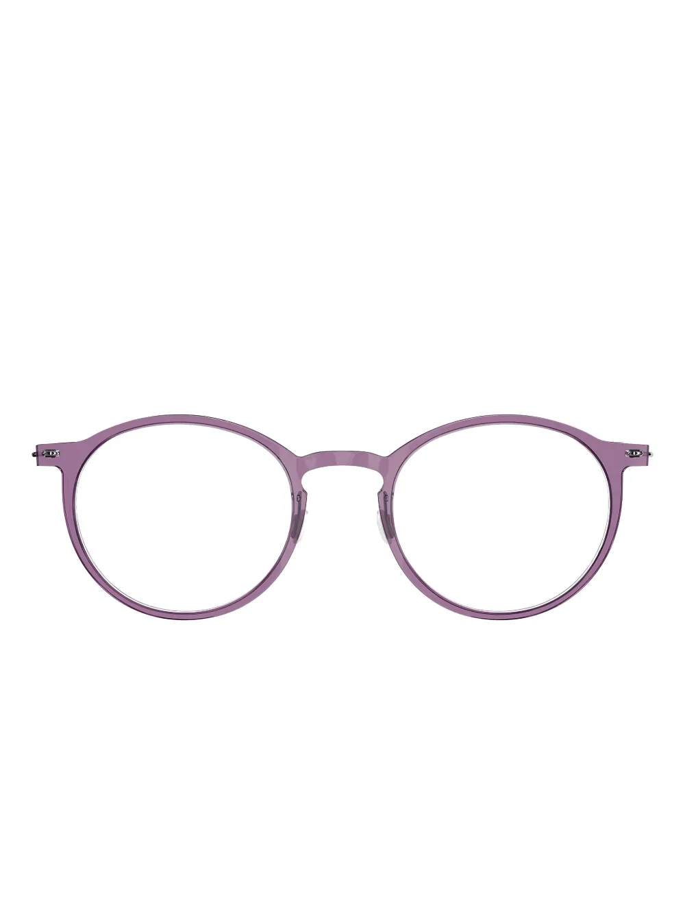 Lindberg 6541 round-frame glasses | morado | Image 1