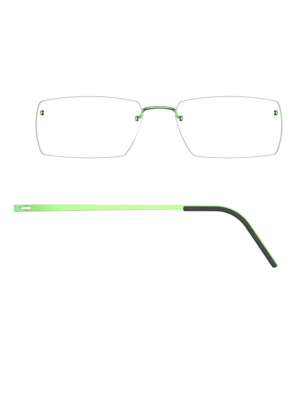 Lindberg  Spirit 2516 rimless rectangle-frame glasses | Men | Image 2