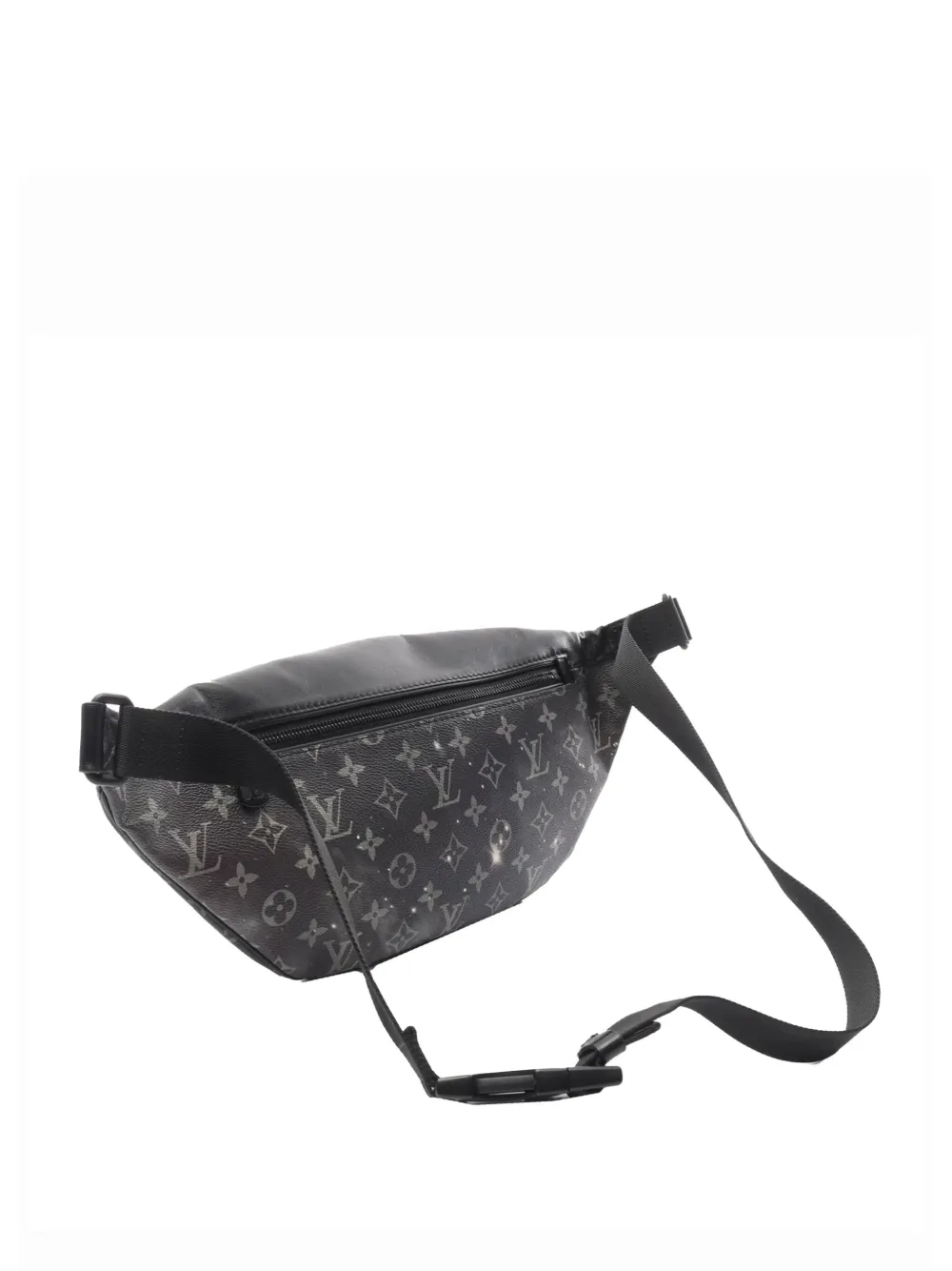 Pre-owned Louis Vuitton 2019 Monogram Galaxy Discovery Bumbag Belt Bag In Black