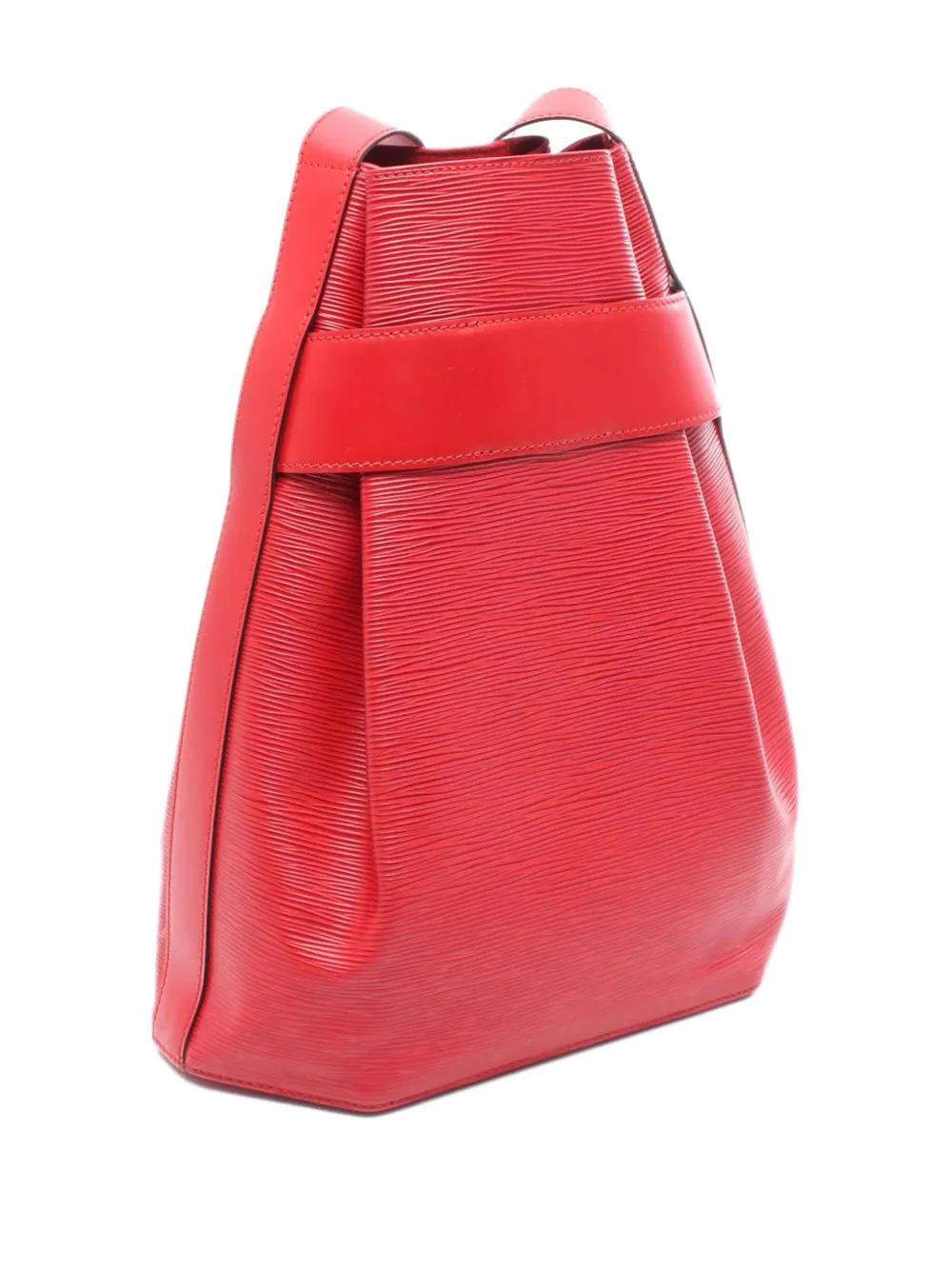 Pre-owned Louis Vuitton 1996 Epi Sac D Epaule Pm Bucket Bag In Red
