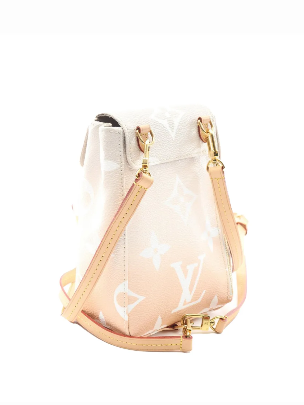 Pre-owned Louis Vuitton 2021 Monogram Giant By The Pool Tiny Backpack In Gray