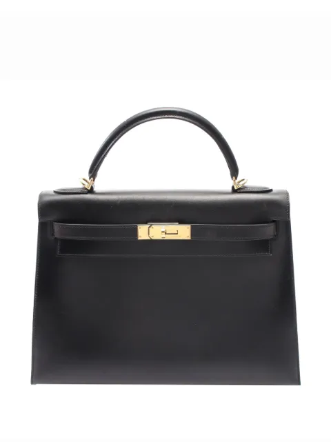 Hermès Pre-Owned 2002 Box Calf Kelly II Sellier 32 satchel
