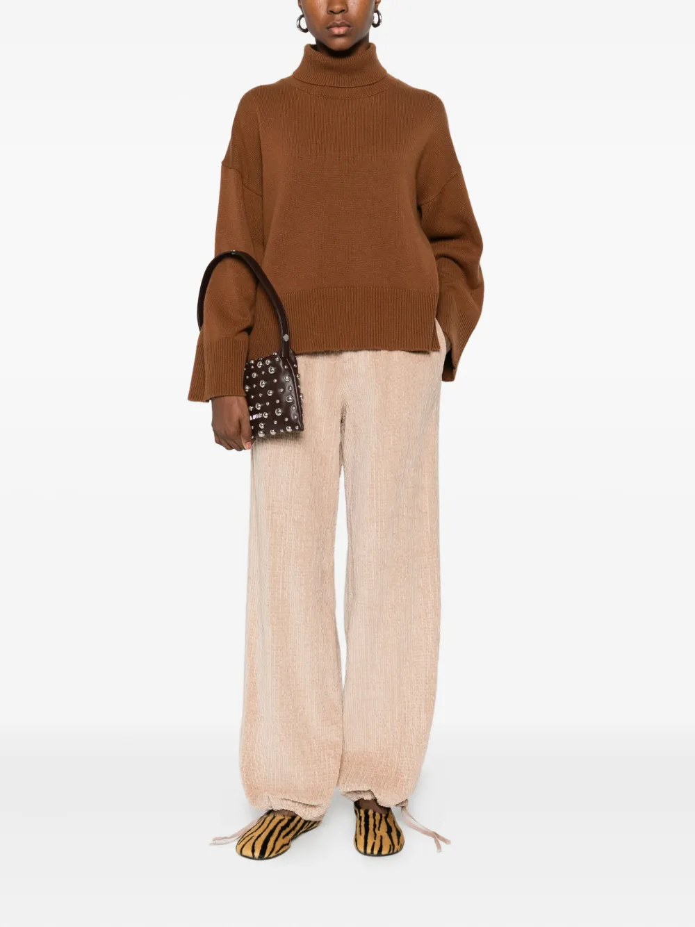 White Sand drawstring-waist pants - Beige
