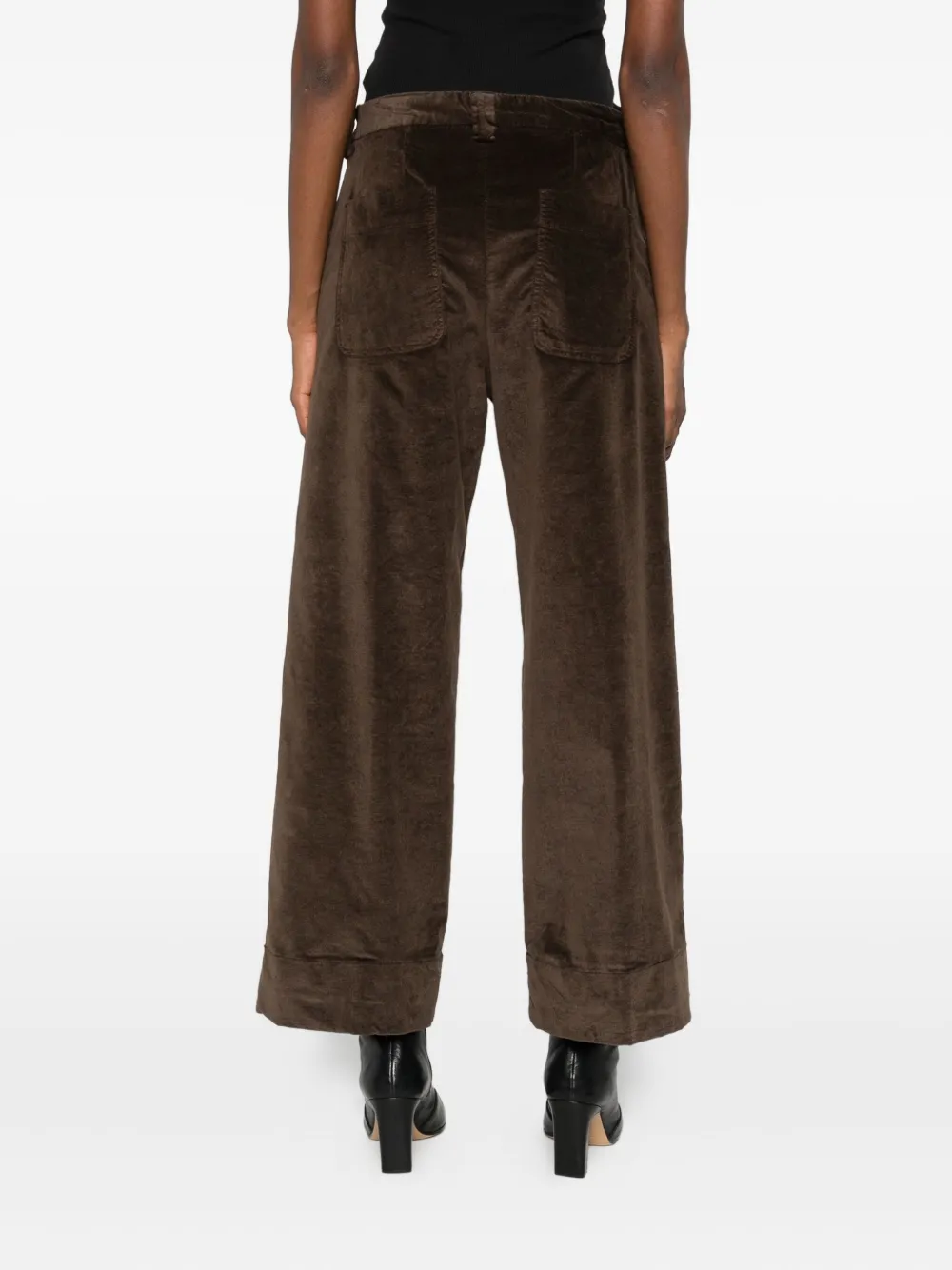 White Sand Trousers Blacks And Greys In Brown