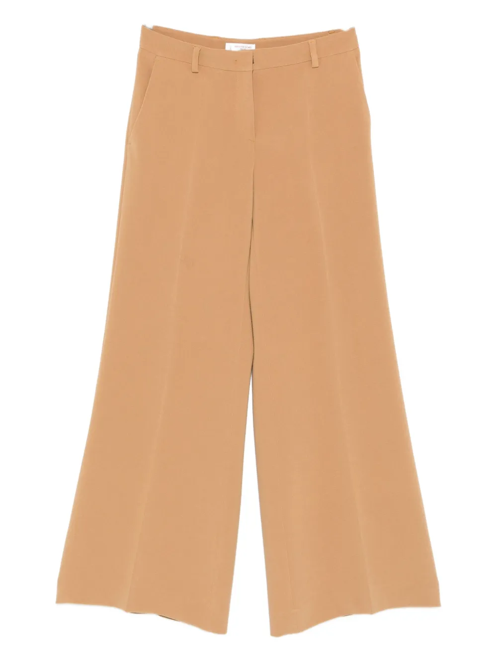 Alberto Biani Wide Leg Trousers Featuring Belt Loops In Black
