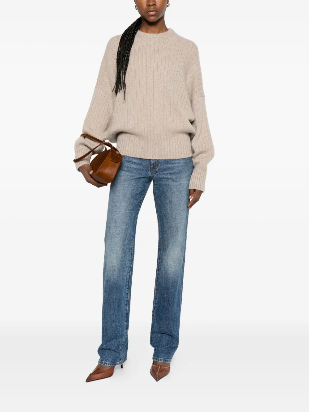 Khaite Five-pocket Denim Jeans In Blue