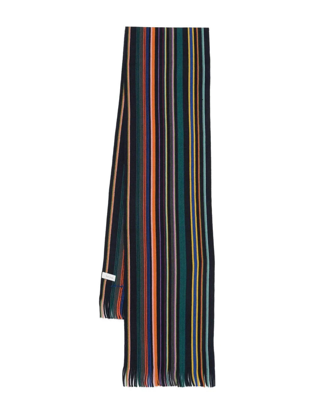 Paul Smith Signature Stripe scarf - ブラック Paul Smith Signature Stripe scarf - ブラック