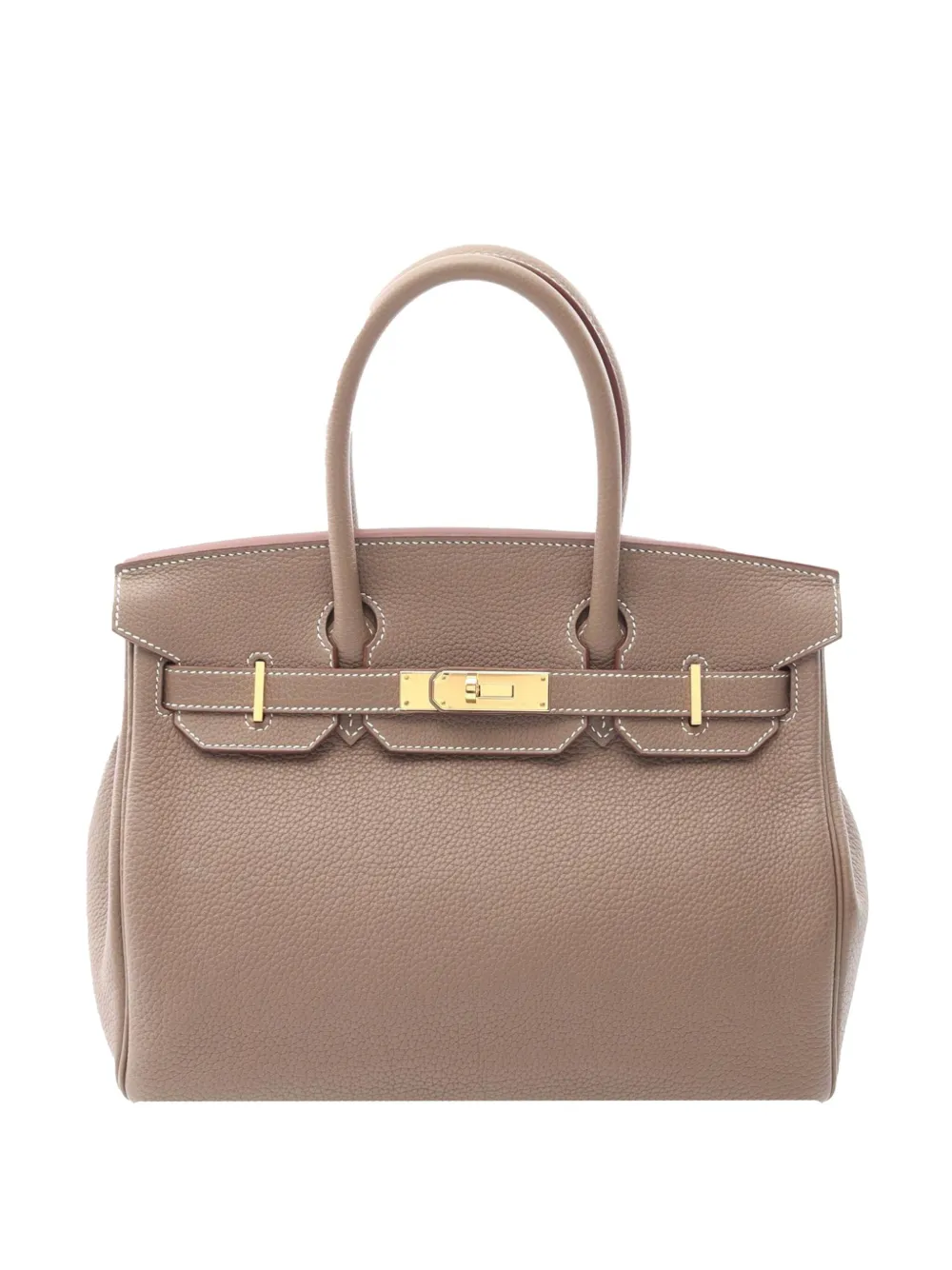 Hermès Pre-Owned 2017 Togo Birkin Retourne 30 handbag | Brown | Image 1