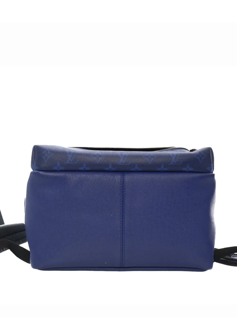 Pre-owned Louis Vuitton 2021-2025 Monogram Taigarama Discovery Backpack In Blue