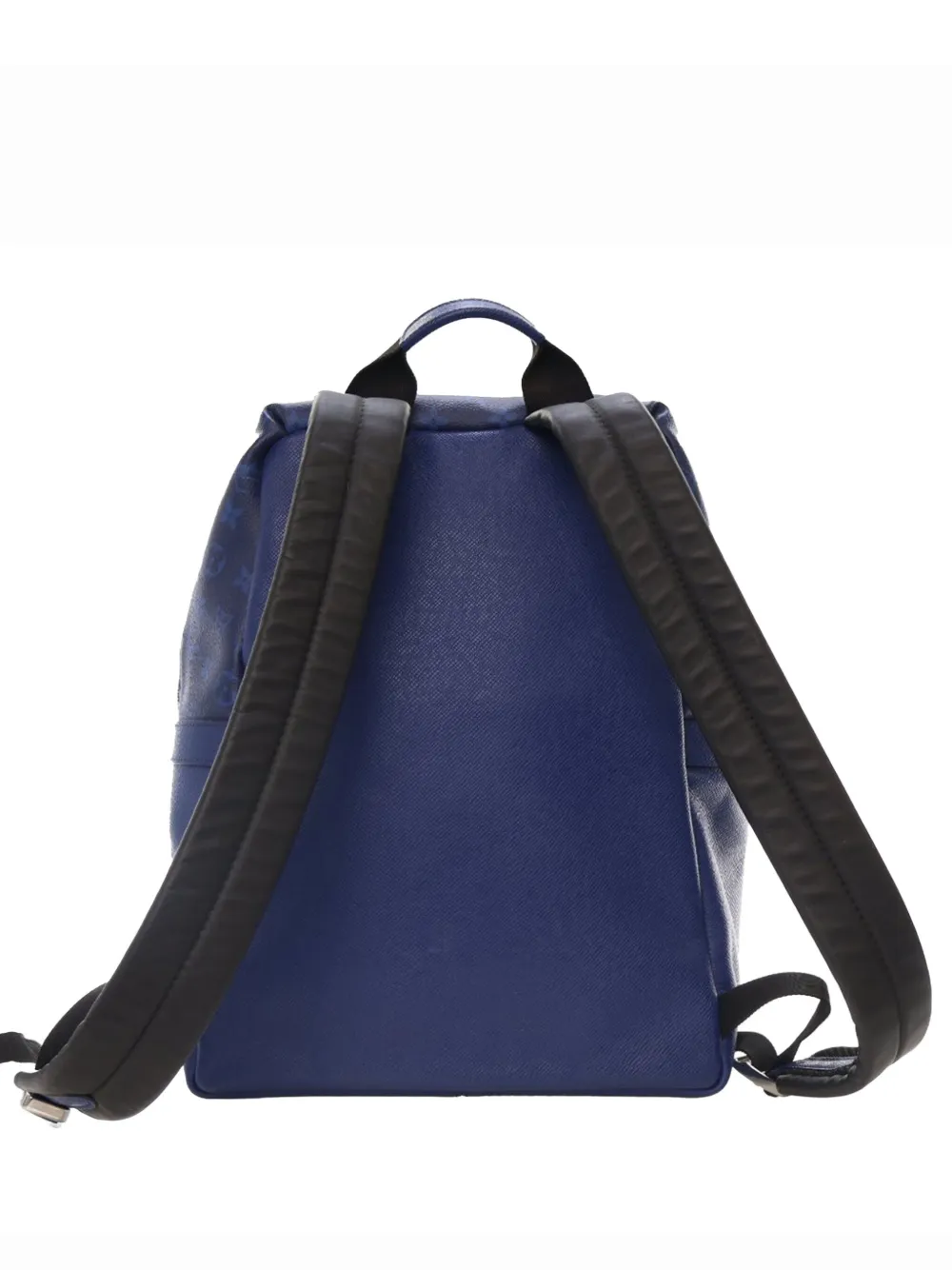 Pre-owned Louis Vuitton 2021-2025 Monogram Taigarama Discovery Backpack In Blue