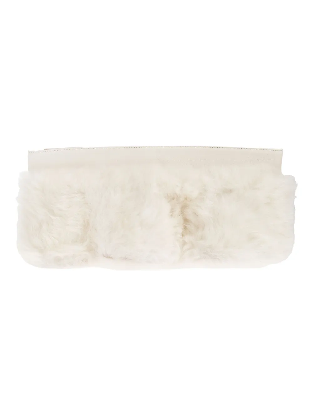 Jil Sander Fur Chain Scarf In Neutral