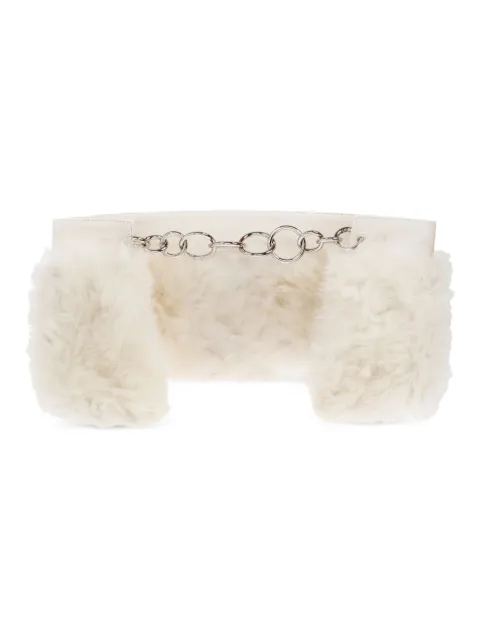 Jil Sander fur chain scarf