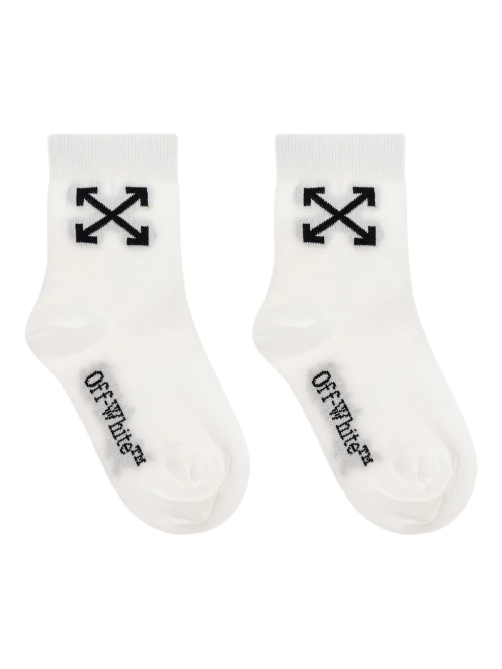 Off-white Arrows-motif Socks In White