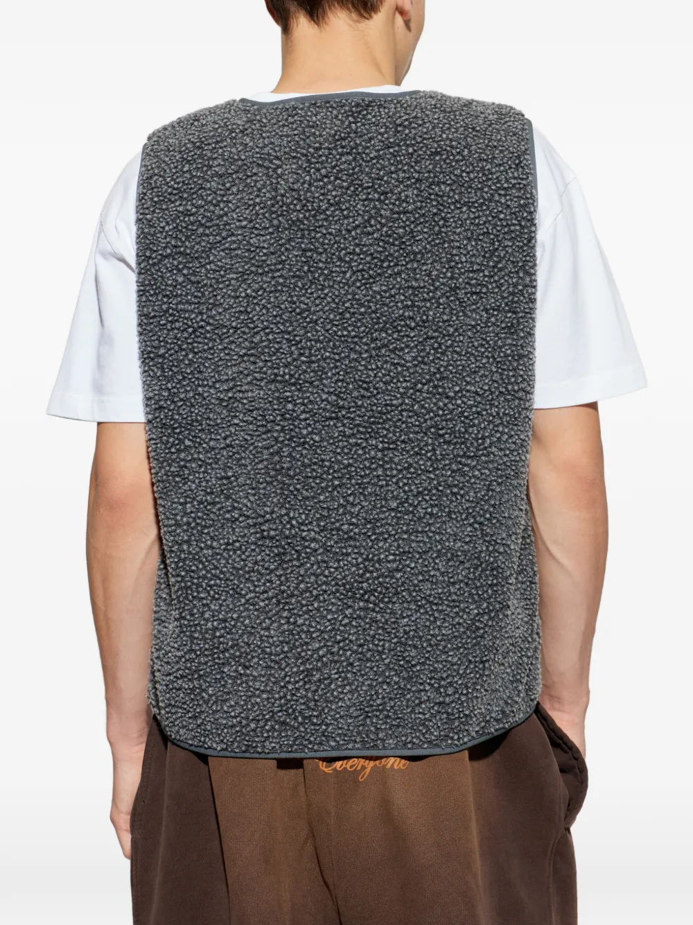 American Vintage buttoned-up gilet Grijs