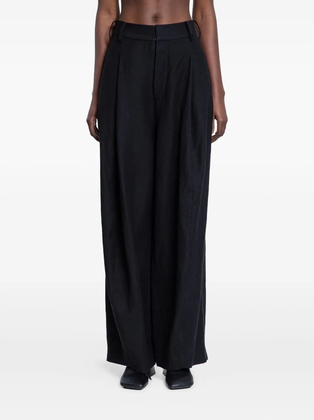 Uma Wang Paw pleated trousers | Black | Image 1