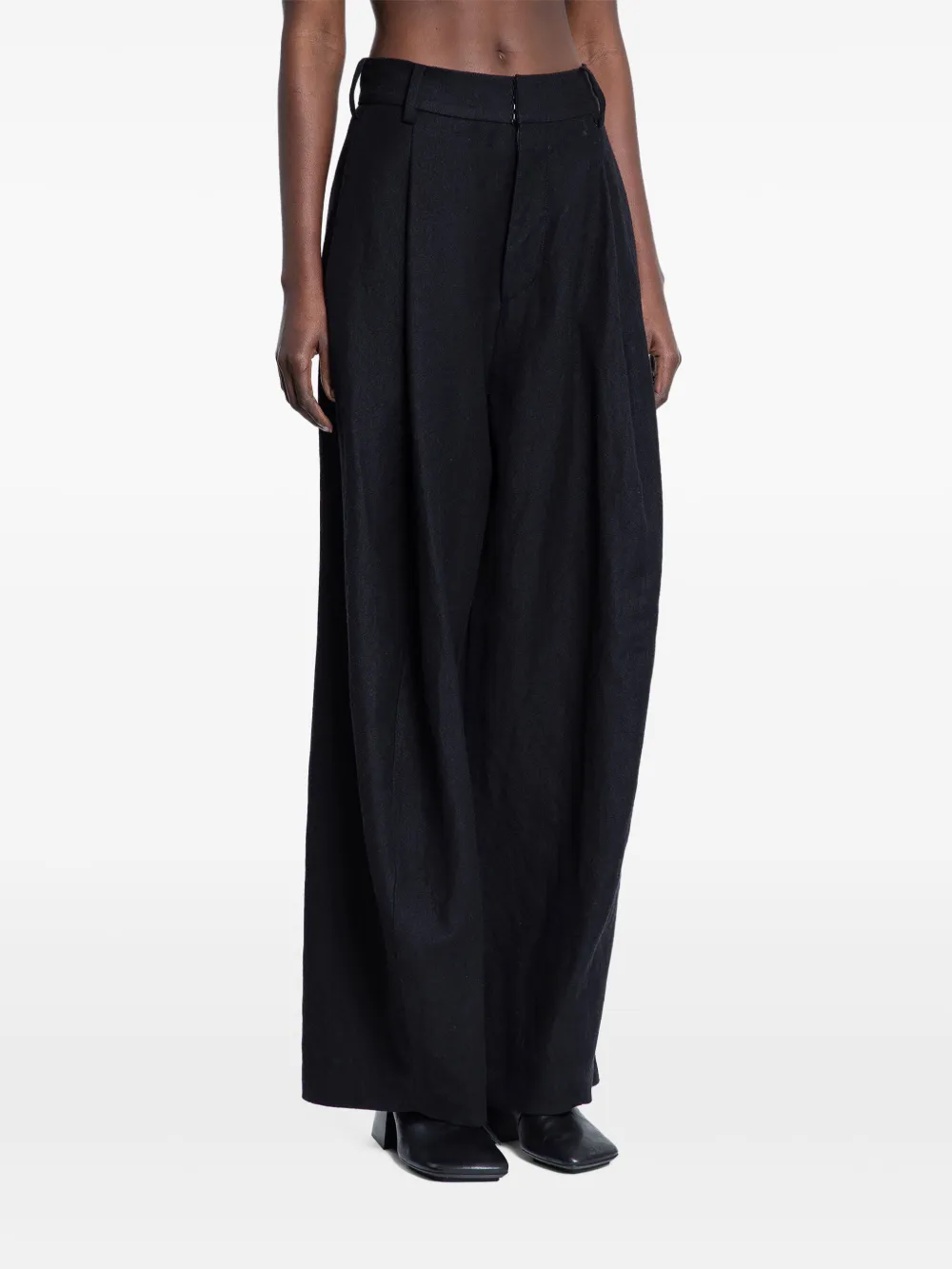 Uma Wang Paw plooibroek Zwart