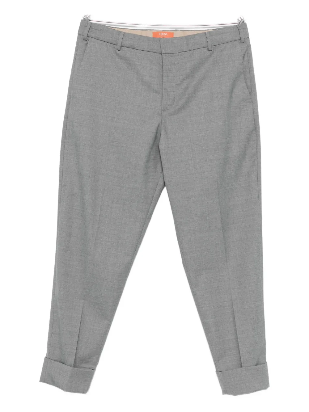 Cruna cuffed-hem trousers | Grey | Image 1