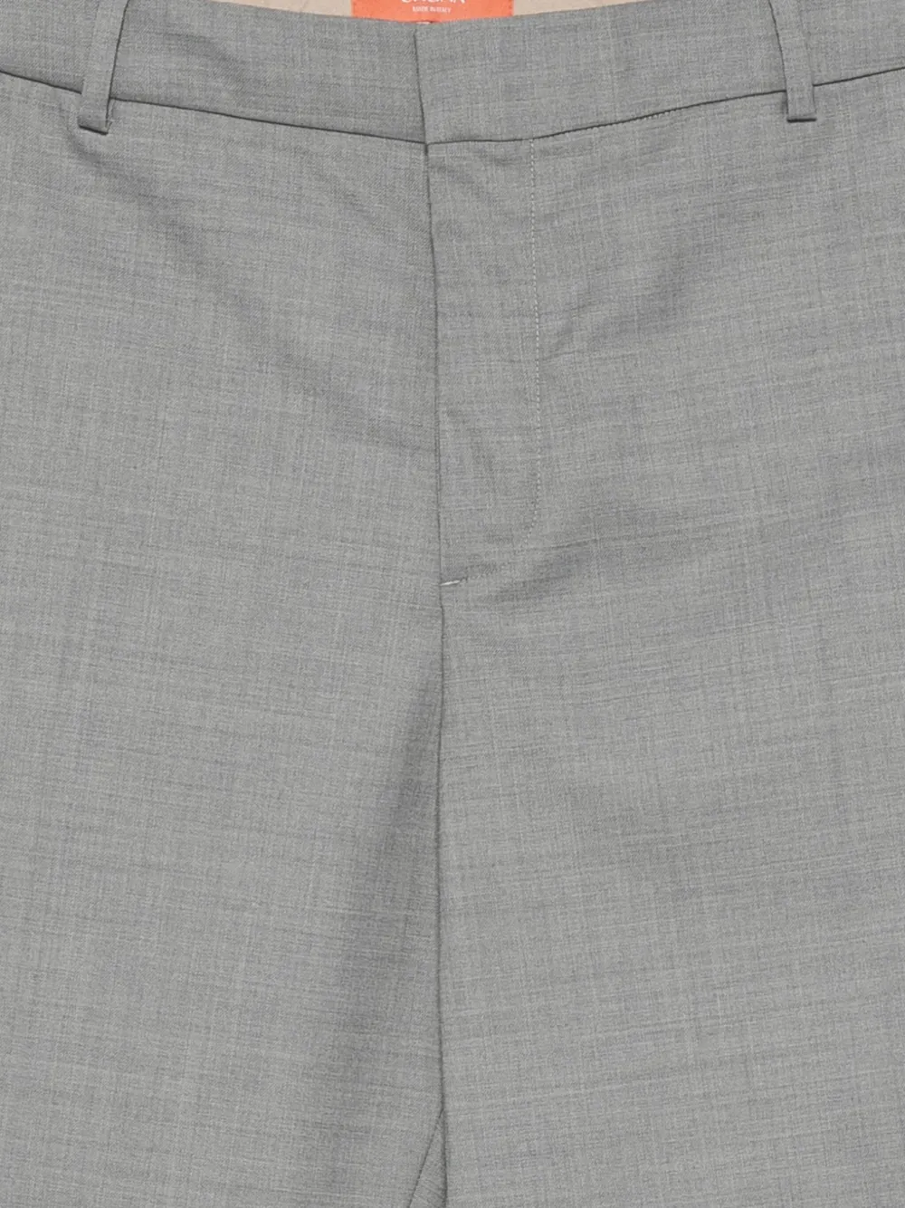 Cruna Cuffed-hem Trousers In Gray