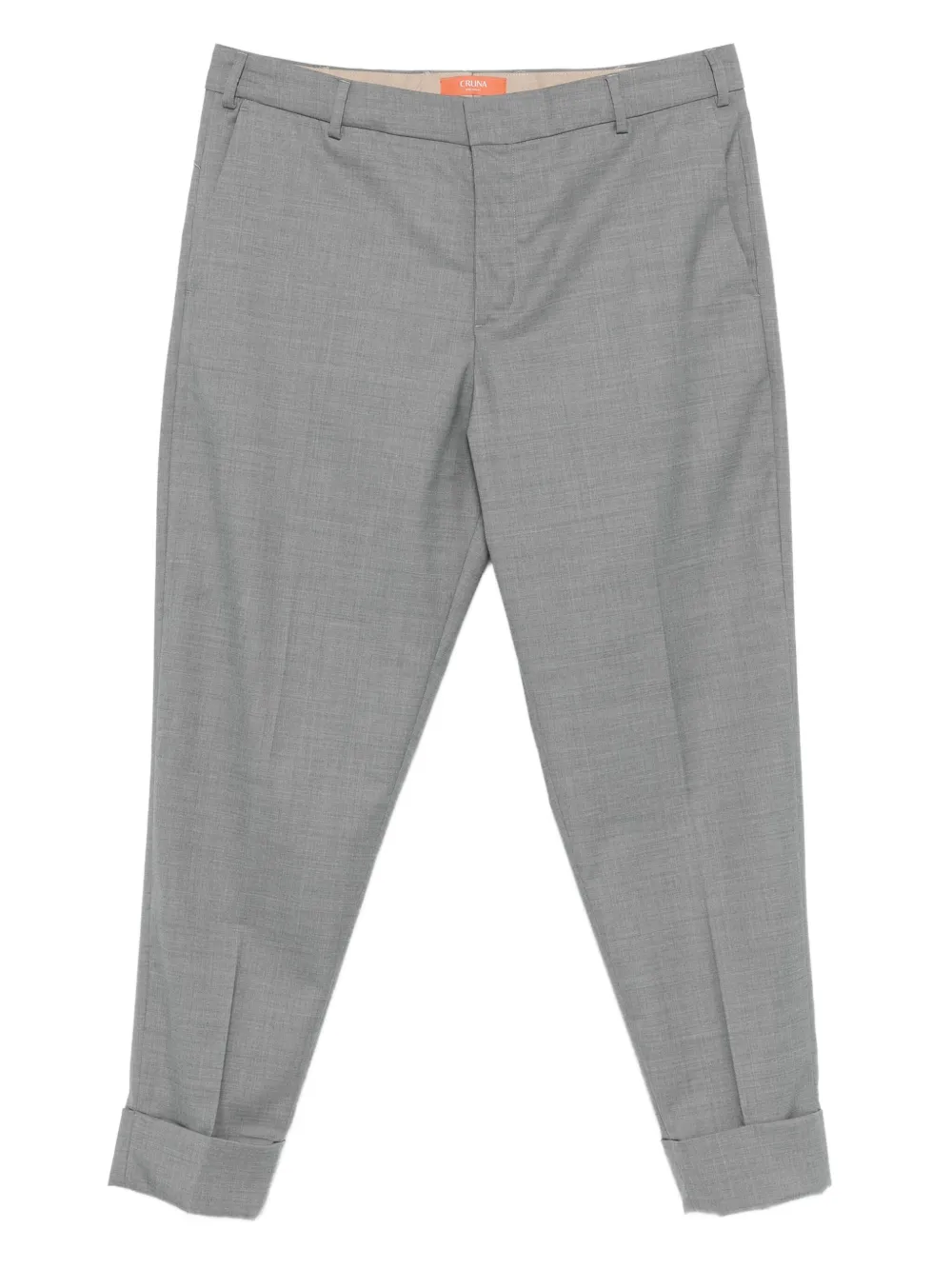 Cruna cuffed-hem trousers | Grey | Image 1