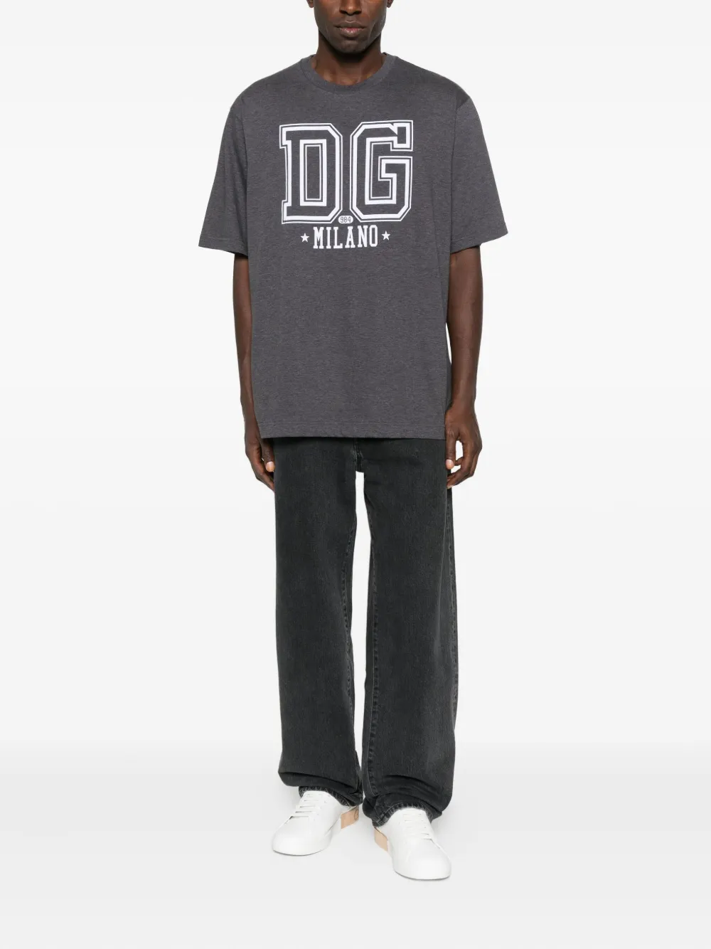 Dolce & Gabbana logo-print T-shirt - Grijs