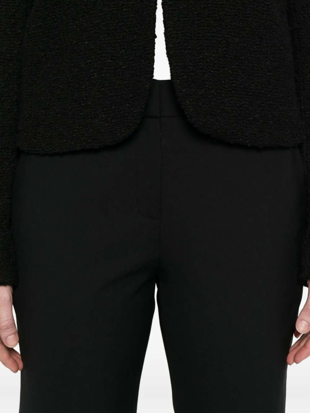 IRO Broek met rits Zwart