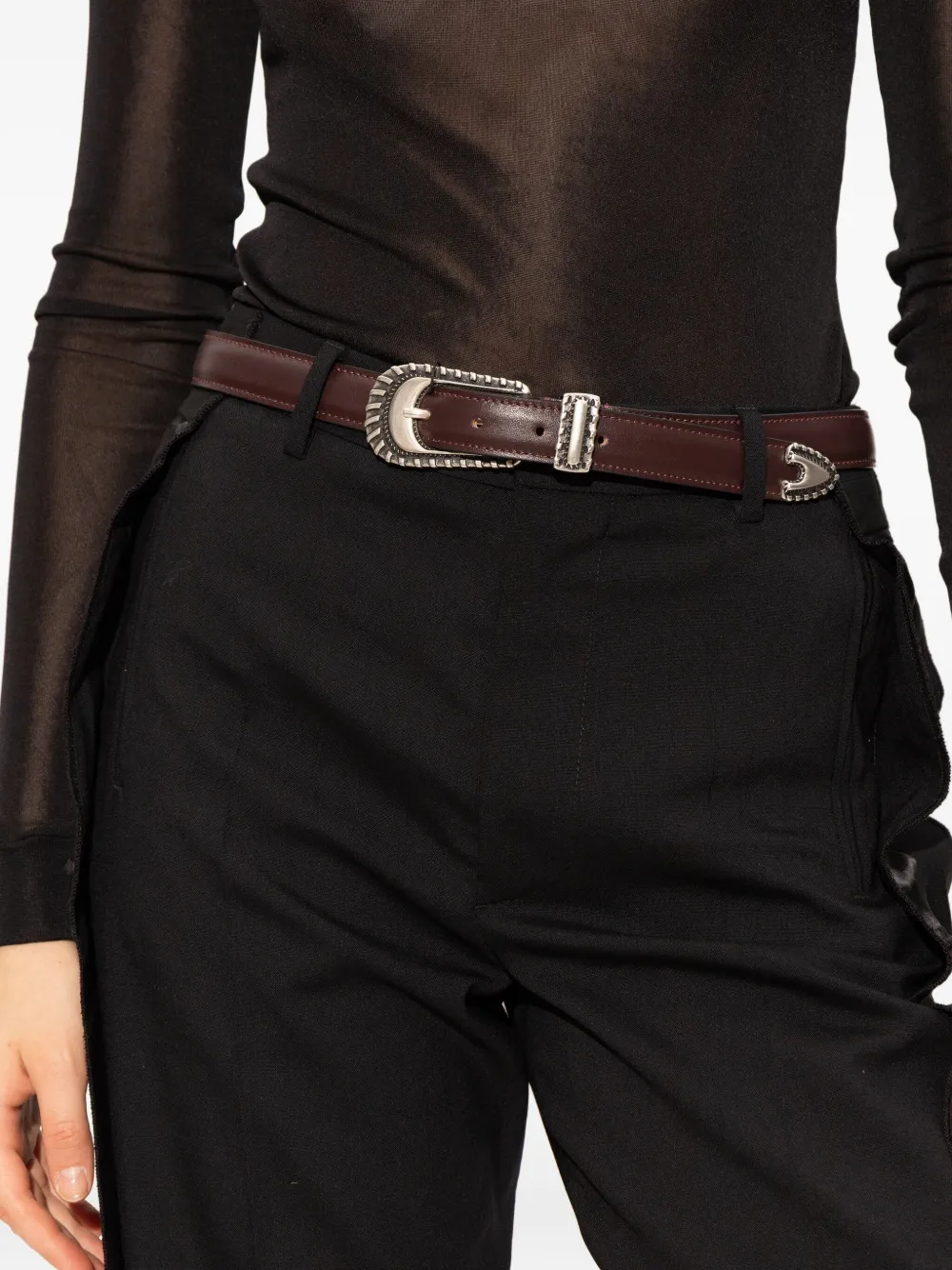 IRO Gespriem met textuur Rood